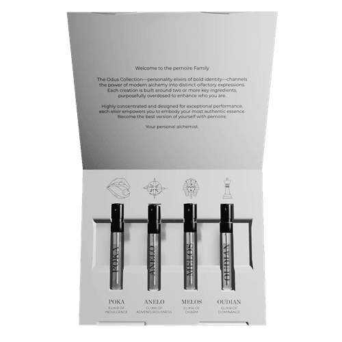 דוגמית בושם Pernoire Discovery Set בנפח 2-10 מ"ל, בקבוקון זכוכית עם מתז - ml-tlv